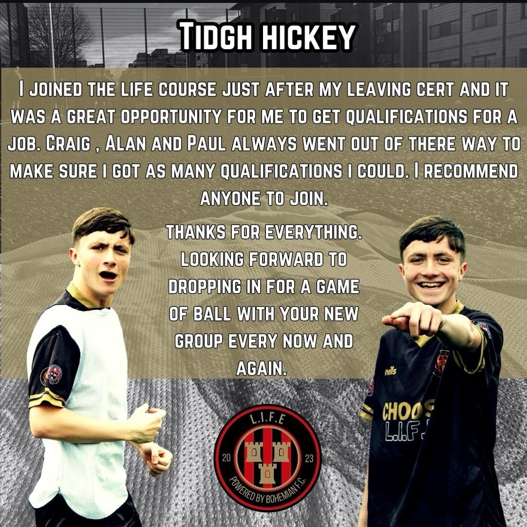 Tidgh Hickey Testimonial